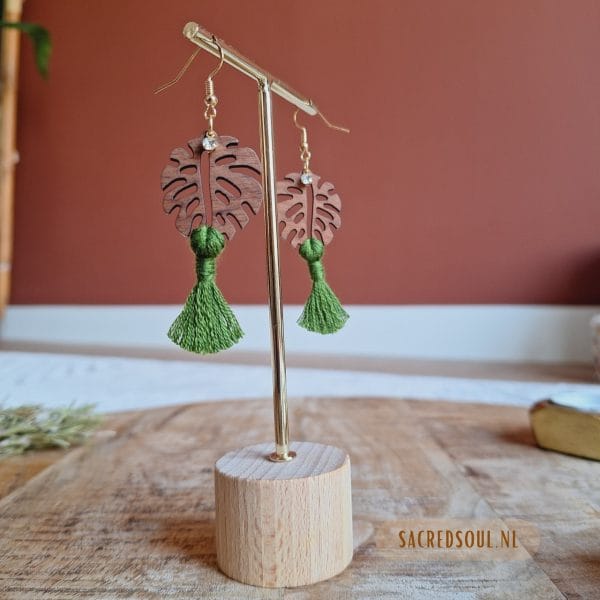 Houten oorbellen Fae Houten oorbellen Fae